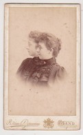 WP6- Photo Carte Visite - Eliane Et Blanche GAIVALET   1890?  -photographe Mme DESAVARY -rue Beaufort Arras Royaliste - Alte (vor 1900)