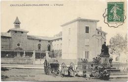01 - CHATILLON-sur-CHALARONNE - L'Hôpital. Animée, CPA Ayant Circulé En 1909. BE. - Châtillon-sur-Chalaronne