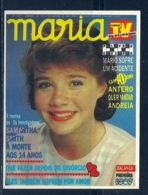 1987 Pocket Calendar Calandrier Calendario Portugal Revista Magazine Review Maria TV Samantha Smith - Grand Format : 1981-90