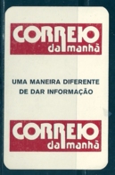 1986 Pocket Calendar Calandrier Calendario Portugal Jornal Newspaper Journal Periodico CM Correio Da Manhã - Grand Format : 1981-90