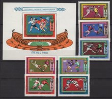 Mongolie - N°524 à 530 + BF 21 - Football Coup Du Monde  - ** Neufs Sans Charniere - Cote 10.50€ - Mongolie