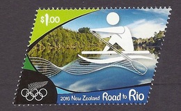 New Zealand 2016 - Olympic Games 2016 Road To Rio, Canoe, Sport, Landscapes, Tourism MNH - Nuevos