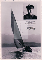 Hilterfingen, Sport Und Erholung Durch Die Segelschule Thunersee, W. Helbling, Ecole De Voile (11.5.42) 10x15 - Hilterfingen