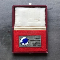 Medal Plaque Plakette PL000125 - Table Tennis (Ping Pong) Yugoslavia STSJ Federation Association Union 1968 - Tennis Tavolo