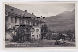 Albeuve,  Pension Beaud-Dougoud, Carte-photo - Albeuve