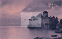 Bonne Année Château De Chillon VAUD + Cachet Linéaire CULLY (30.12.05) - Cully