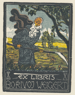 Ex Libris Bořivoj Weigert - Josef Váchal (1884-1969) - Bookplates