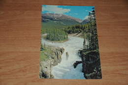 3218-          CANADA, ALBERTA, SUNWAPTA FALLS ALONG THE JASPER-BANFF HIGHWAY - Jasper