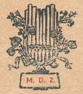 Ex Libris M.D.Z. - Jaroslav Vodrážka (1894-1984) - Ex Libris