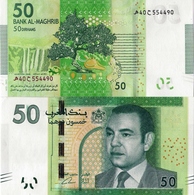 MOROCCO 50 DIRHAMS 2012, P75, UNC - Maroc