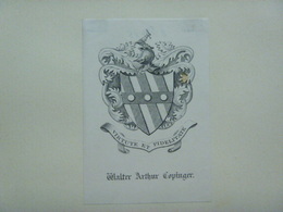 Ex-libris Héraldique XIXème - WALTER ARTHUR COPINGER - Ex Libris