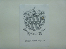 Ex-libris Héraldique XIXème - WALTER ARTHUR COPINGER - Exlibris