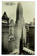 Ref 1351 - Early Real Photo Postcard - Irving Trust Company Building - New York - USA - Otros Monumentos Y Edificios