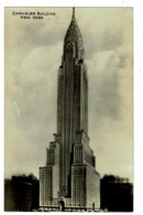 Ref 1351 - Early Real Photo Postcard - Chrysler Building - New York - USA - Chrysler Building