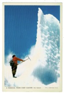 Ref 1352 - New Zealand Plain Back Card - A Pinnacle - Franz Joseph Glacier - Climbing Theme - Nouvelle-Zélande