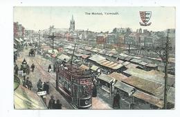 Norfolk Yarmouth The Market Published S.cooper Posted 1910 - Great Yarmouth