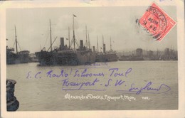 ALEXANDRA DOCKS - NEWPORT - MON. (OPERATEUR RADIO SUR UN BATEAU) - Monmouthshire