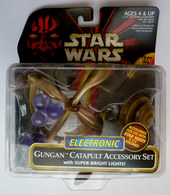 STAR WARS LA GUERRE DES ETOILES 1995 BLISTER EU STAR WARS Pas De Figurine GUNGAN CATAPULT ASSESSORY SET - Episode I