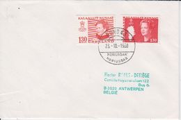 Greenland  1980 Dundas Ca 23.10.1980 Cover (46514) - Brieven En Documenten