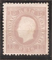 Portugal, 1870/6, # 38 J Dent. 13 1/2, Tipo I, MNG - Nuovi