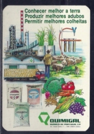 1988 Pocket Calendar Calandrier Calendario Portugal Frutas E Legumes Fruits And Vegetables Legumes Verduras - Grand Format : 1981-90