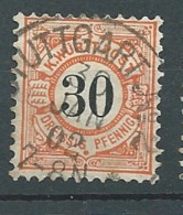 Wurtemberg   Yvert N° 53 Oblitéré   -  Ay 14828 - Wurttemberg