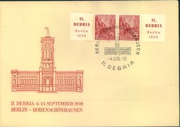 1959, DEBRIA Zusammendruck WZd 23 Auf FDC - Autres & Non Classés