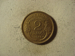 MONNAIE FRANCE 2 FRANCS 1940 MORLON - 2 Francs