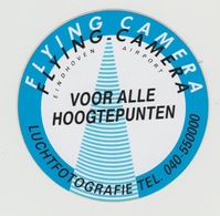 Airplane-vliegtuig-luchthaven Sticker Flying Camera Eindhoven Airport - Pegatinas