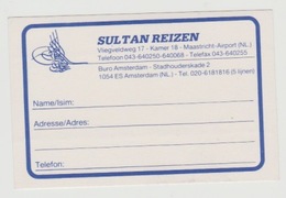 Airplane-vliegtuig-luchthaven Sticker Sultan Reizen Maastricht Airport - Autocollants