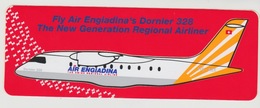 Airplane-vliegtuig-luchthaven Sticker Fly Air Engiadina's Dornier 328 Switserland - Adesivi