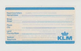 Airplane-vliegtuig-luchthaven Sticker KLM Koninklijke Luchtvaart Maatschappij Amsterdam - Stickers