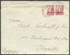 MARITIME MAIL - 5cvos (paire) Obl. Dc PAQUEBOT LIVERPOOL On Cover From The HOTEL MONOPOL (Puerto Cruz Orotavia Tenerife) - Sonstige & Ohne Zuordnung