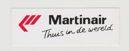 Airplane-vliegtuig-luchthaven Sticker Martinair Amsterdam - Aufkleber