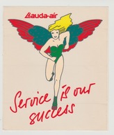 Airplane-vliegtuig-luchthaven Sticker Lauda-air Service Is Our Succes - Aufkleber