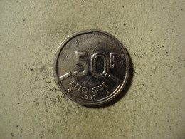 MONNAIE BELGIQUE 50 FRANCS 1987 ( En Français ) - 50 Francs