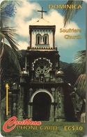 DOMINIQUE - Phonecard  - Cable § Wireless  - Soufriere Church  -  EC $ 10 - Dominique