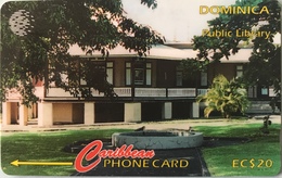 DOMINIQUE - Phonecard  - Cable § Wireless  - Public Library  -  EC $ 20 - Dominica