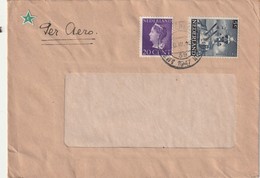 1947 - Enveloppe Lettre - Nederland AMSTERDAM - Per Aero - Vignettes Esperanto - Y. & T. 337-463 - Esperanto