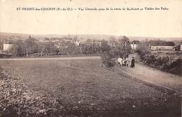 CPA 63 ST PRIEST DES CHAMPS VUE GENERALE PRISE DE LA ROUTE DE ST PRIEST AU VIADUC DES FADES - Autres & Non Classés