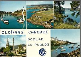 D29 - CLOHARS CARNOËT - LE PORT DE DOEAN LA POINTE DU POULDU ET LA LAÏTA-CPSM Multivues (5 Vues) Grand Format - Clohars-Carnoët