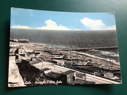 GELA (CALTANISSETTA) SPIAGGIA E LIDO GELA 1955 - Gela