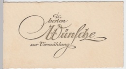 (9746) Glückwunschkarte Hochzeit, Prägekarte, Vor 1945 - Noces