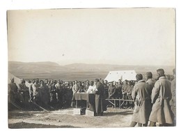 GUERRE 1914-18 MACEDOINE Photographie D'époque Messe En Plein Air à BANITZA Paques 1917 - Mazedonien