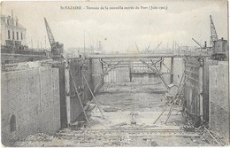 SAINT NAZAIRE (44) Travaux De La Nouvelle Entrée Du Port 1905 - Saint Nazaire