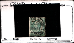 93653) ITALIA- 1 Pi. Su 5 C.Emissioni Ordinarie Soprastampate In Moneta Turca - 1921-USATO - Sin Clasificación