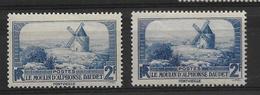France N°311* Deux Nuances Voir Scan. - Unused Stamps