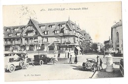 DEAUVILLE (14) Normandy Hotel Oblitération Mixte Au Verso France Maroc - Deauville