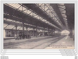 Cpa   Z0.282 (  Dép 33  )     La Gare  De St-MARIENS-St-YZAN   ""   Vue Prise Sous La Marquise - Autres Communes