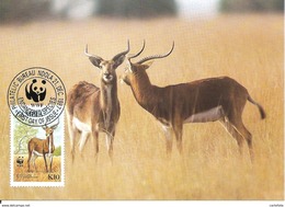 1987 - Zambia NDOLA - Black Lechwe - Antilope - Zambia